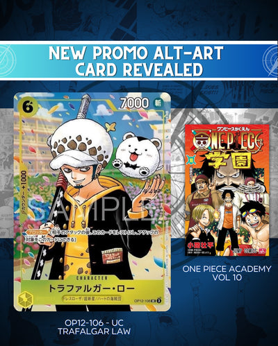One Piece Trafalgar D. Law Manga Promo - OP12-106