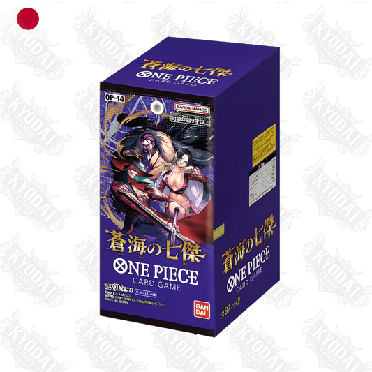 One Piece OP14 - The Azure Sea's Seven - Display