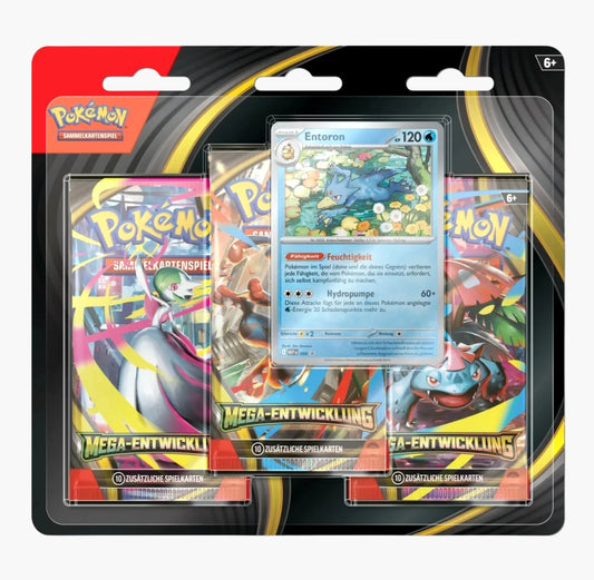 Pokémon Mega Entwicklungen - 3er Blister [DE]